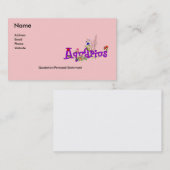 Carte De Visite Fleurs de Verseau (Devant / Derrière)