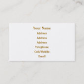 CARTE DE VISITE FLEURS D'ÉTÉ (Dos)