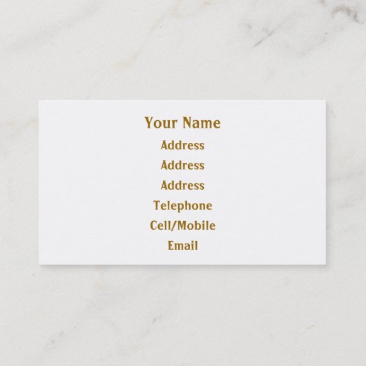 CARTE DE VISITE FLEURS D'ÉTÉ (Dos)