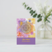 Carte De Visite Fleurs d'été (Debout devant)
