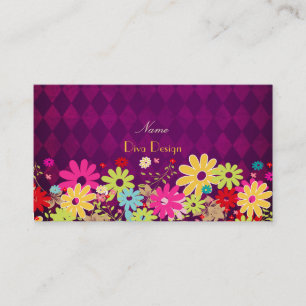 Carte De Visite Fleurs d'été de PixDezines, BusinessCard