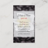 Carte De Visite Fleurs d'Hawaï de Frangipani de Plumeria (Dos)