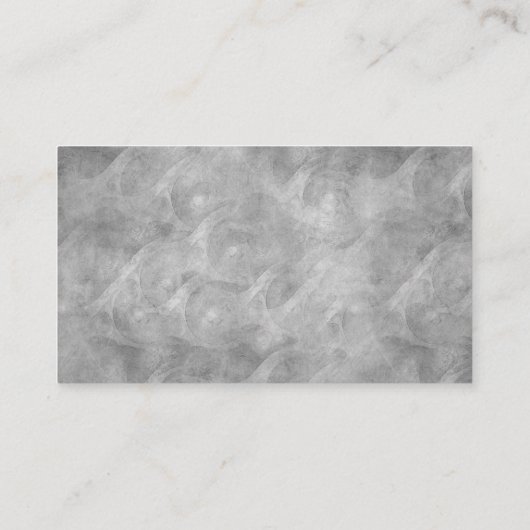 Carte De Visite Fleurs d'hydrangea à monogramme initial D (Dos)