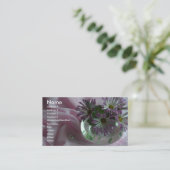 Carte De Visite fleurs du soir (Debout devant)