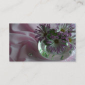 Carte De Visite fleurs du soir (Dos)
