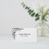 Carte De Visite Fleurs et croissance (Debout devant)