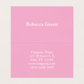 Carte De Visite Fleurs Et Papillons Oeuvre D'Art (Intérieur déplié)