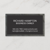 Carte De Visite Fleurs et papillons | Réparti (Dos)