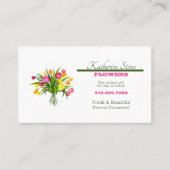 Carte De Visite Fleurs fleuristes pour n'importe quelle occasion (Devant)