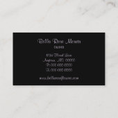 Carte de visite Fleurs Fleurs Funky, Lilac (Dos)