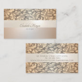 Carte De Visite Fleurs florales professionnelles (Devant / Derrière)