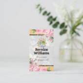 Carte De Visite Fleurs florissantes (Debout devant)