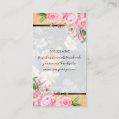 Carte De Visite Fleurs florissantes (Dos)