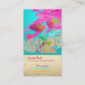 Carte De Visite Fleurs Grunge de PixDezines ♥♥♥♥ (Dos)