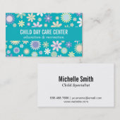 Carte De Visite Fleurs II | Illustratif (Devant / Derrière)