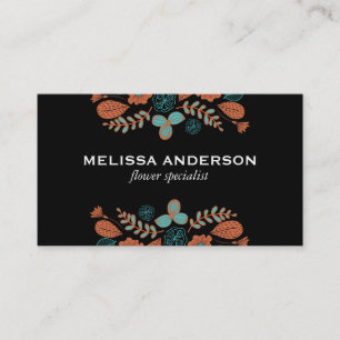 Carte De Visite Fleurs   Illustration II