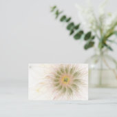 Carte De Visite Fleurs imaginaires fractales douces et tendres (Debout devant)