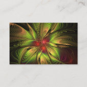 Carte De Visite Fleurs imaginaires fractales douces et tendres (Devant)