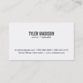 Carte De Visite Fleurs | Jardin (Dos)