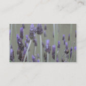 Carte De Visite fleurs lavendar - (Dos)