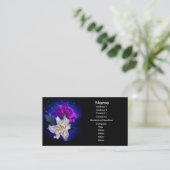 Carte De Visite Fleurs magiques (Debout devant)