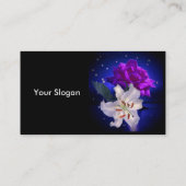 Carte De Visite Fleurs magiques (Dos)