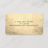 Carte De Visite Fleurs Mixer Gold Drives Boulangerie d'encre holog (Dos)