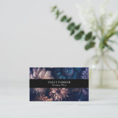Carte De Visite Fleurs modernes élégantes (Debout devant)