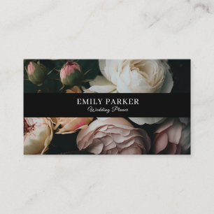 Carte De Visite Fleurs modernes élégantes