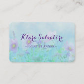 Carte De Visite Fleurs Modernes Parfaites (Devant)