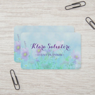 Carte De Visite Fleurs Modernes Parfaites