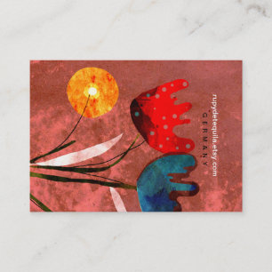 Carte de visite Fleurs Nature Jardin