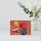 Carte de visite Fleurs Nature Jardin (Debout devant)