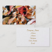 CARTE DE VISITE FLEURS POTPOURRI (Devant / Derrière)