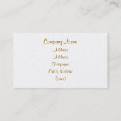 CARTE DE VISITE FLEURS POTPOURRI (Dos)