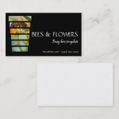 Carte De Visite Fleurs Printemps Photographie Abee (Devant / Derrière)