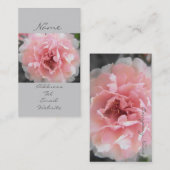 Carte De Visite Fleurs rêveuses (Devant / Derrière)