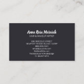 Carte De Visite *~* Fleurs Rhododendron Grunge Rustique Blanc (Dos)