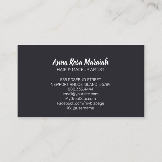 Carte De Visite *~* Fleurs Rhododendron Grunge Rustique Blanc (Dos)