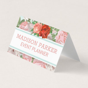Carte De Visite Fleurs   ROSE
