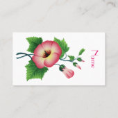 Carte De Visite Fleurs rose pâle Thunder_Cove (Dos)