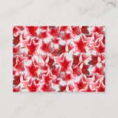 Carte De Visite Fleurs roses (Dos)