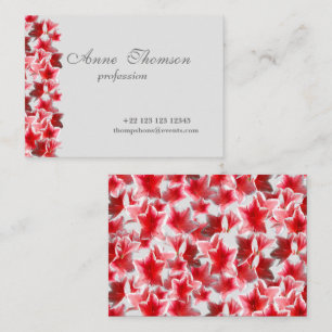 Carte De Visite Fleurs roses