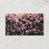 Carte De Visite fleurs roses (Dos)