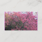 Carte De Visite Fleurs roses (Dos)