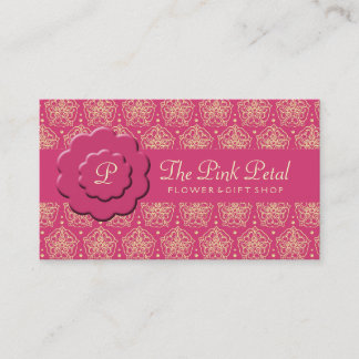 Carte De Visite Fleurs roses royales