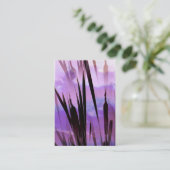 CARTE DE VISITE FLEURS SAUVAGES (Debout devant)