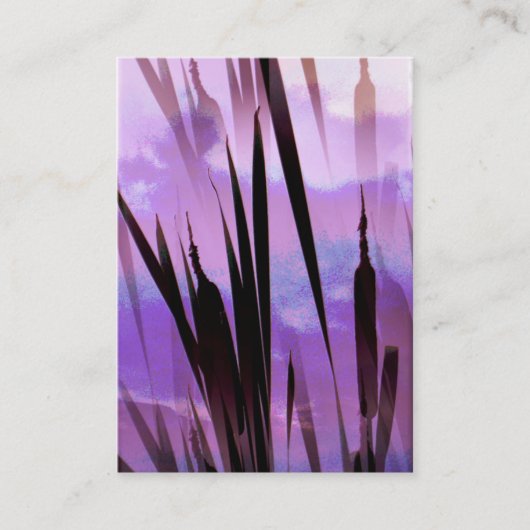 CARTE DE VISITE FLEURS SAUVAGES (Devant)