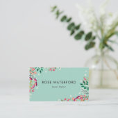 Carte De Visite Fleurs sauvages boho (Debout devant)
