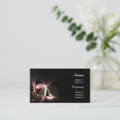 Carte De Visite Fleurs stylisées (Debout devant)